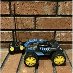 Monzoo Monster Blue Black Remote Control Car 6" long